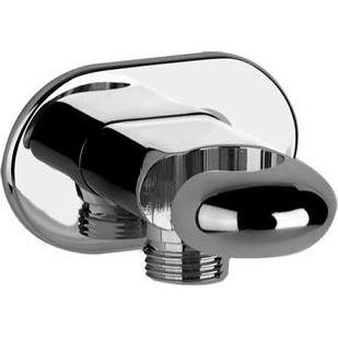 Gessi, Badarmatur, Goccia Wand-Anschlussbogen 1/2, mit Brausehalter, 33761