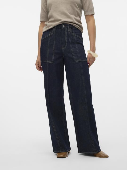 Image du produit Vero Moda VMKATHY Super High Rise Weiter Beinschnitt Jeans Weit geschnitten (W31/L32)