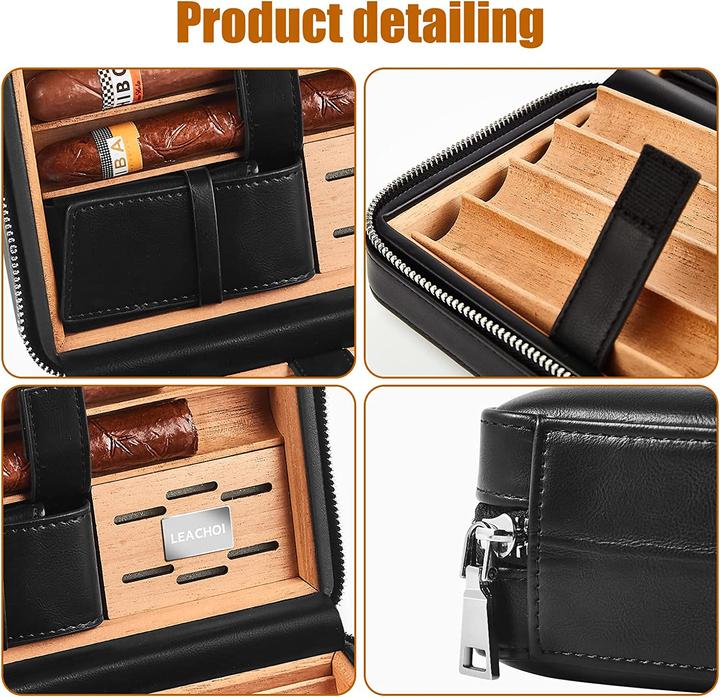 Image du produit Leachoi Étui à cigares Humidor (6)