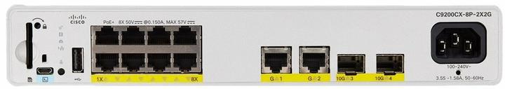 Actual product image Cisco Catalyst 9000 Compact Switch 8 p (8 Ports)