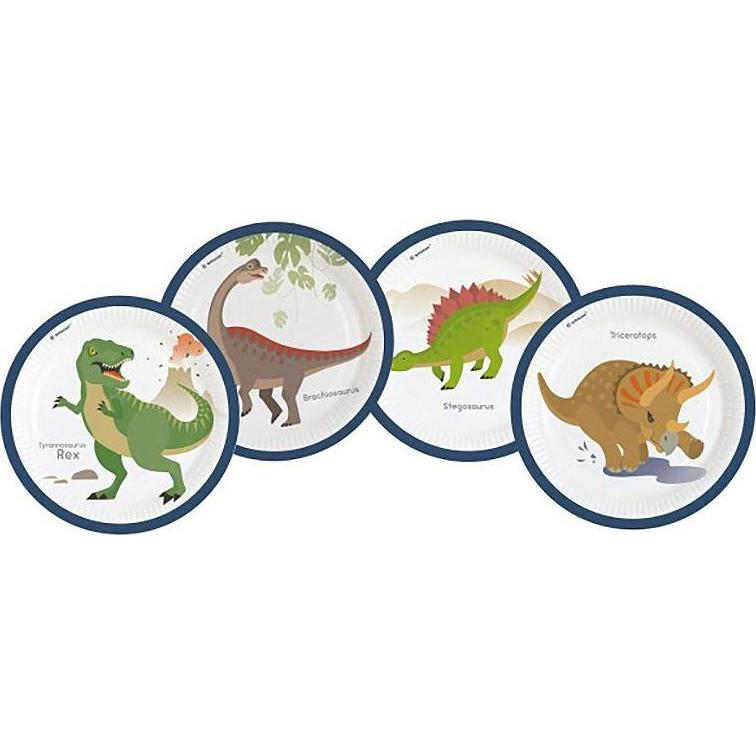 Riethmüller, Einweggeschirr, Teller Happy Dinosaur (8 x)