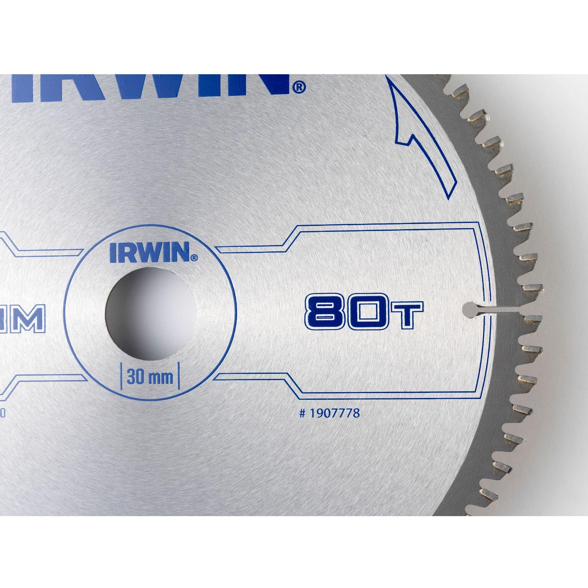 Thumbnail - Irwin, Sägeblatt, IRW1907778 250 x 30 mm 80Teeth Professional Kreissägeblatt Aluminium