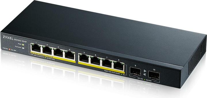 Produktbild Zyxel Switch 10x GE GS1100-10v2 PoE+ (10 Ports)