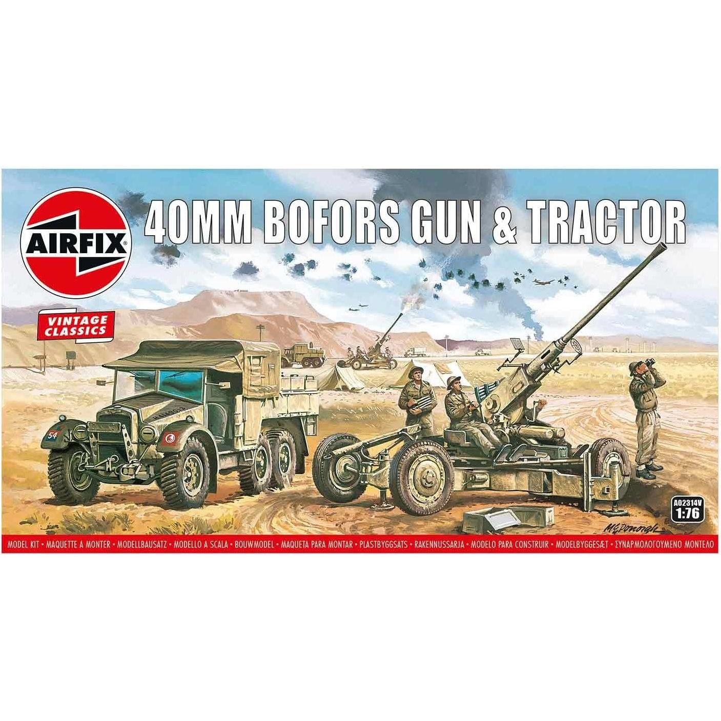 Hornby Bofors 40mm Gun & Tractor