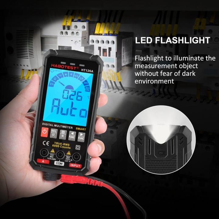 Produktbild Habotest HT126B Digital Universal Multimeter (CAT III 600V)