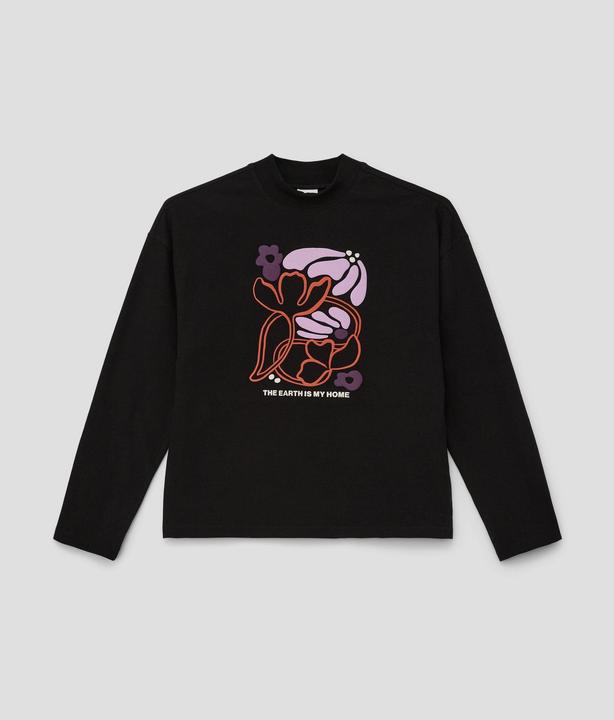 Produktbild s.Oliver T-Shirt Longsleeve mit Frontprint (M)