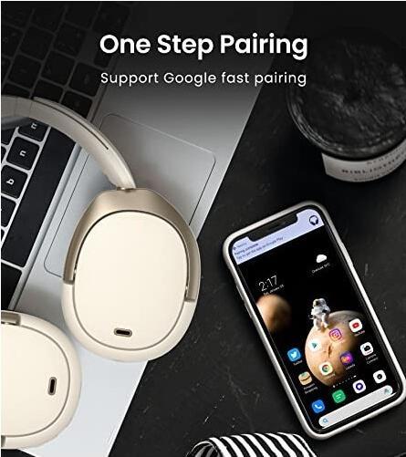 Actual product image Edifier WH950NB Bluetooth Headset ivory retail (80 h, Wireless)