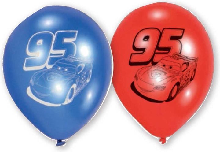 Neutral Latex balloons Cars 6 pcs 999228 red, blue 22.8cm (6 x)
