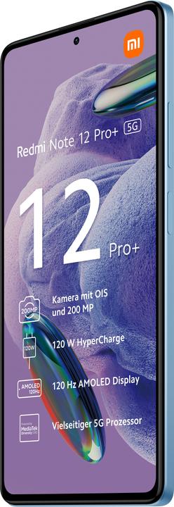 Actual product image Xiaomi Redmi Note 12 Pro+ (256 GB, Sky blue, 6.67", Dual SIM, 5G)