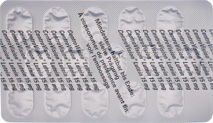 Produktbild CentroVision Lutein 15 mg (90 Stück, Kapseln, 115 g)