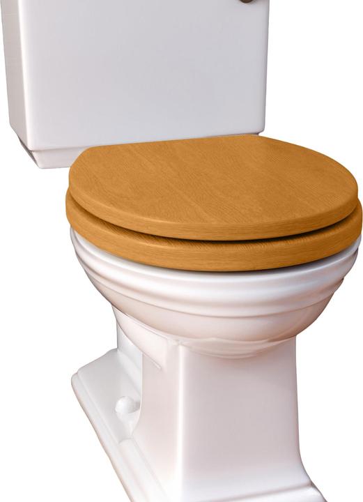 Produktbild Universal Textiles Toilettensitz aus Holz Buche