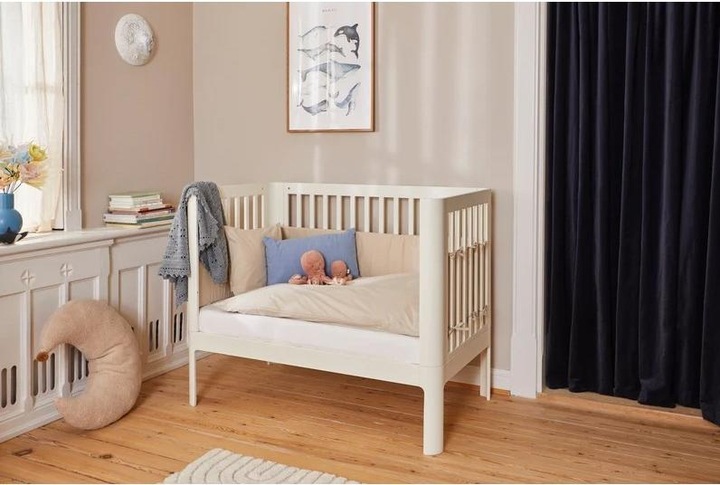 Produktbild Flexa Nova Babybett inkl. Matratze Cream (70 x 120 cm)
