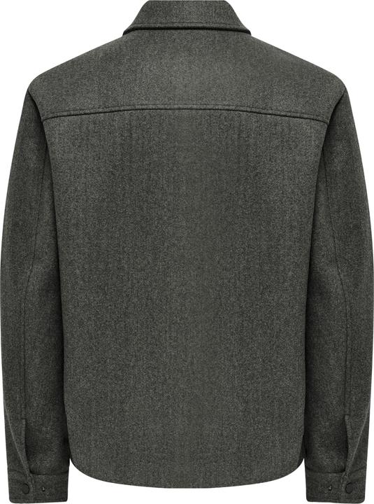 Produktbild Only & Sons Fly-Away Kragen Ärmelbündchen mit Knopf Jacke Jacke (M)