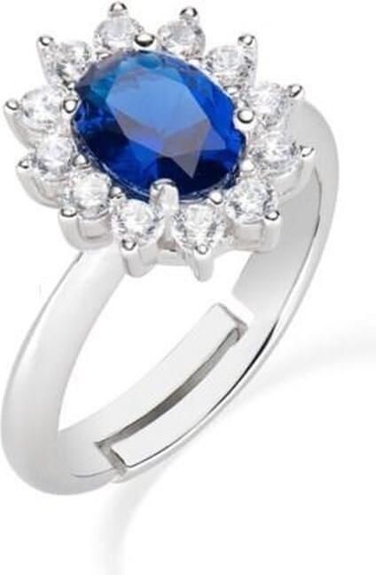 Productafbeelding Amen Mooie zilveren ring met zirkonia Lady ANLDGBBBL - Circuit: 58 mm (18, Zilver 925)