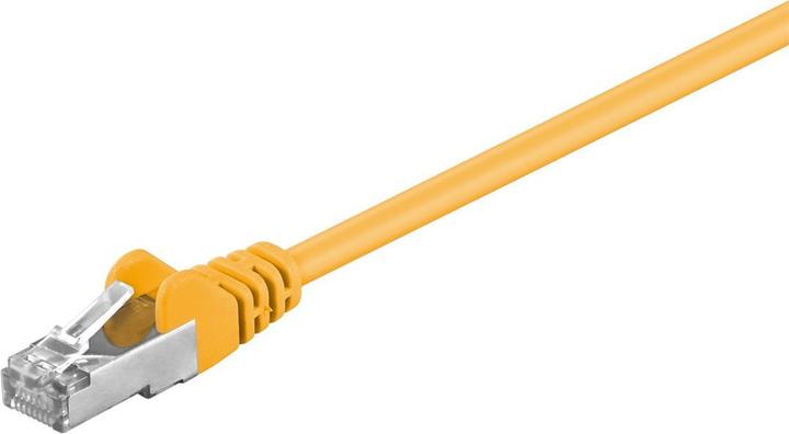 Goobay CAT 5e Patchkabel, F/UTP, Gelb, 2 m (F/UTP, CAT5e, 2 m)