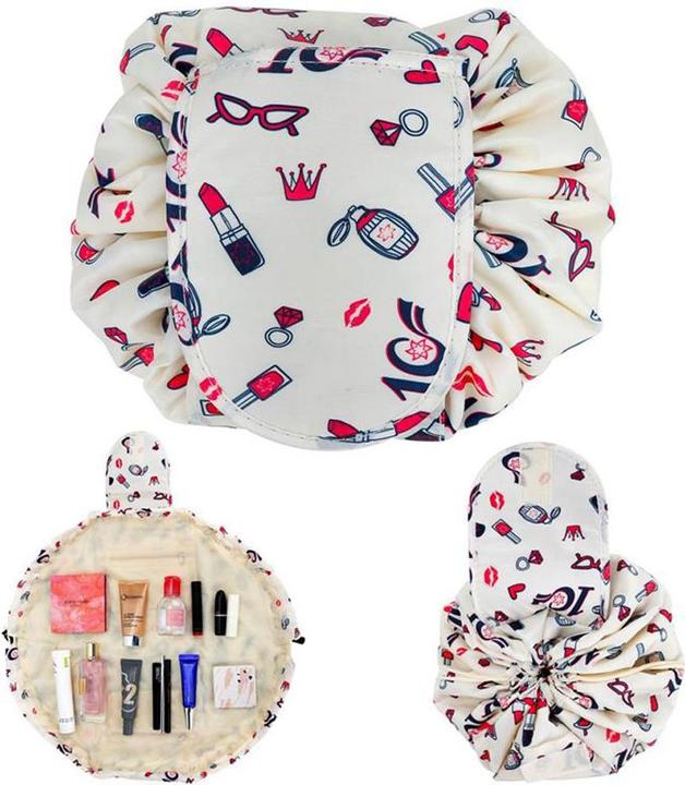 Produktbild Intirilife Kosmetiktasche in CREME GIRLY MOTIV