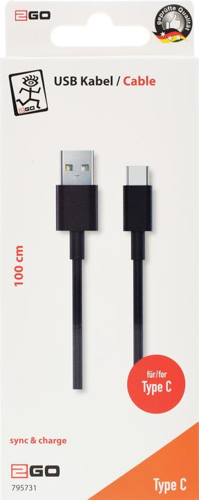 Actual product image 2GO Cable (1 m, USB 3.1)