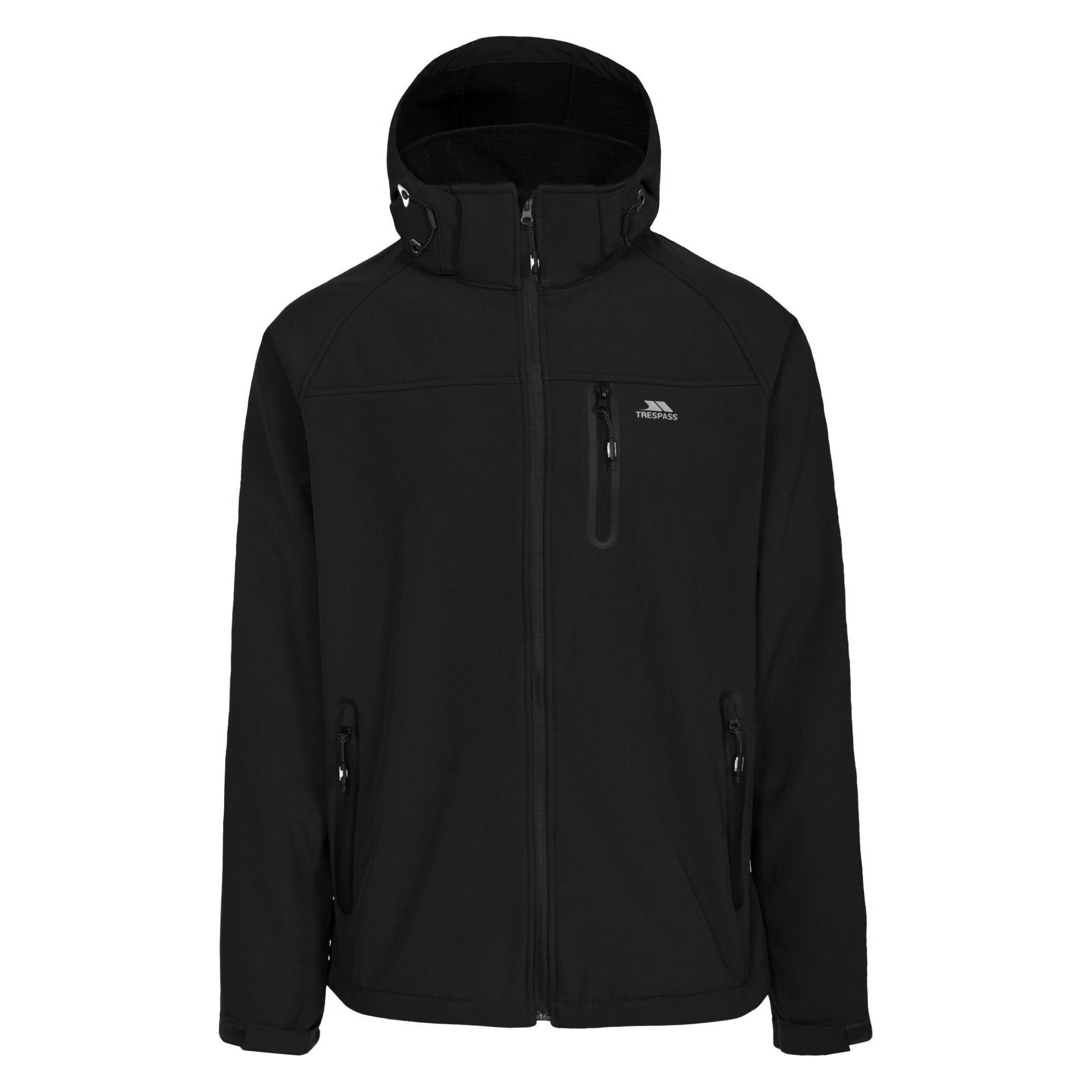 Trespass, Herren, Outdoorjacken, Accelerator Ii - Herren Softshell Jacke TP75 (L), Schwarz, L
