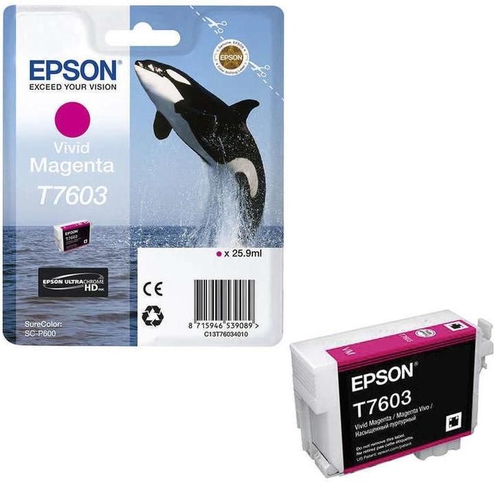 Image du produit Epson T7603, Ultra Chrome HD (M)