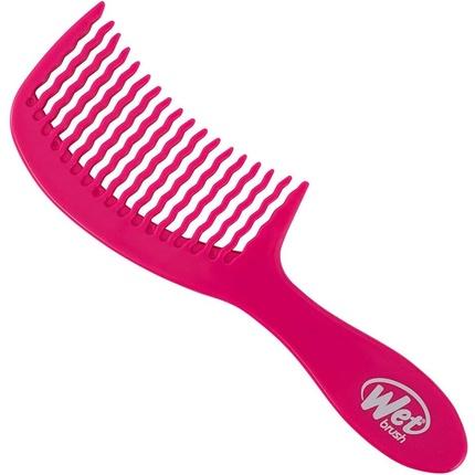Wet Brush Detangling Comb Pink