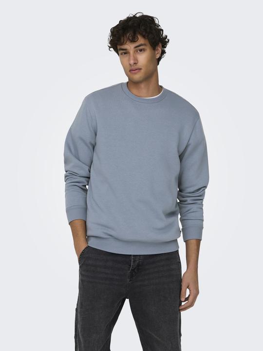 Produktbild Only & Sons Normal geschnitten Rundhals Sweatshirt Sweatshirt (L)