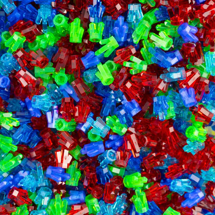 Produktbild LEGO Kristalle Edelsteine Bunt gemischt - 30385 NEU! Menge 500x (30385, LEGO Zubehör)