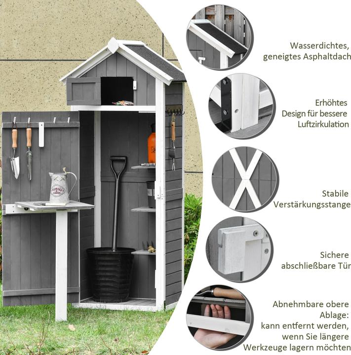 Immagine prodotto Outsunny Capanno degli attrezzi