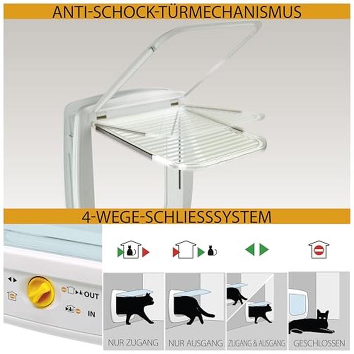 Produktbild Ferplast Plane SWING 15 T BRAUN (Manuelle Katzenklappe)