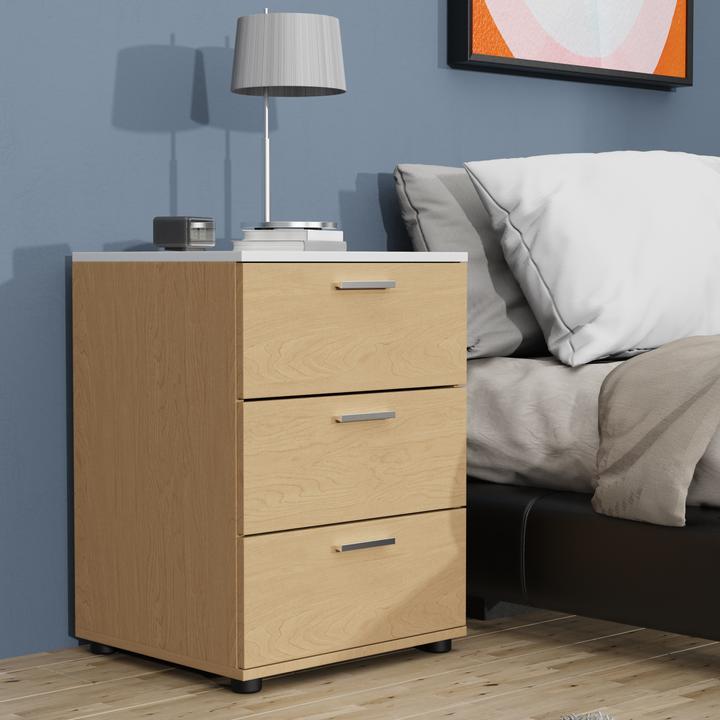 Produktbild VCM Holz Nachttisch Schublade Testalo