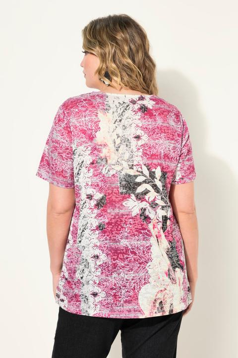 Produktbild Miamoda T-Shirt, Blumen-Druck, Halbarm (50)