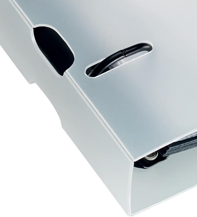 Produktbild Kolma Zeigebuch Visit 12.5x21 cm 4 Ringe Füllhöhe 2.5 cm farblos (125 x 210 mm, 35 mm, 1 Stk.)