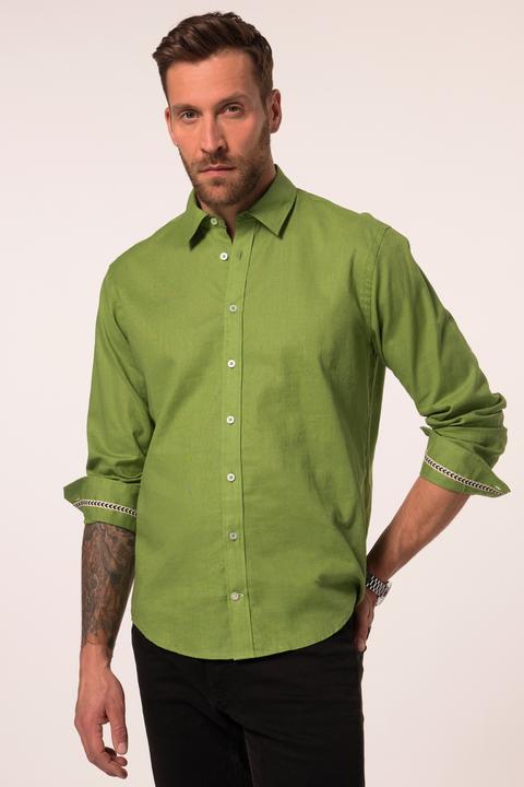 Produktbild JP1880 Hemd, Langarm, Leinenmix, Kentkragen, Modern Fit (XXL)