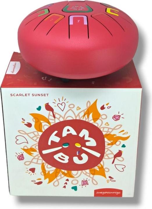 Produktbild Tambu TAMBÚ 8" - 11 Töne- Rot Matt (Trommel)