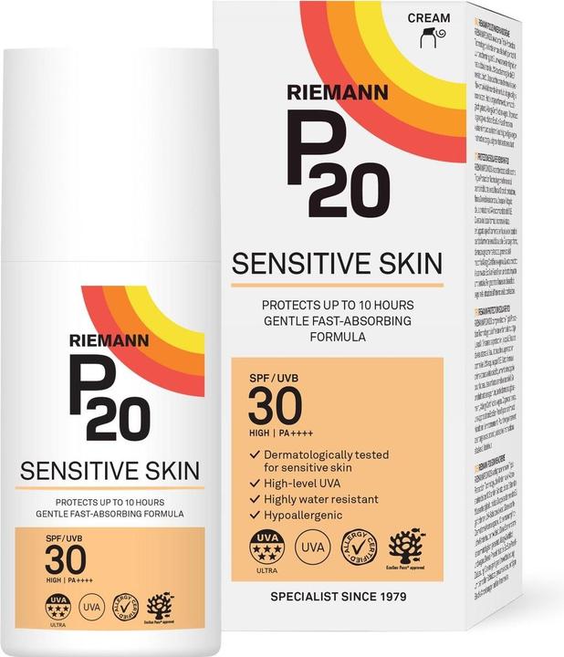 Produktbild P20 Riemann Sensitive Skin SPF 30 Cream 200 ml (Sonnencreme, SPF 30, 200 ml)