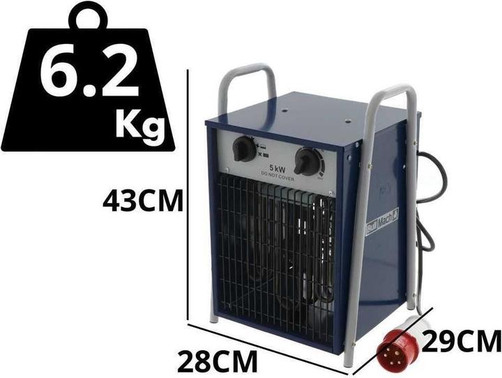 Produktbild BullMach Heizgerät mit Ventilator5kW (5000 W)