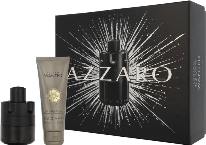 Immagine prodotto Azzaro Set regalo The Most Wanted EDT 50 ml e Shampoo per capelli e corpo Wanted 75 ml 50ml (Set profumo)