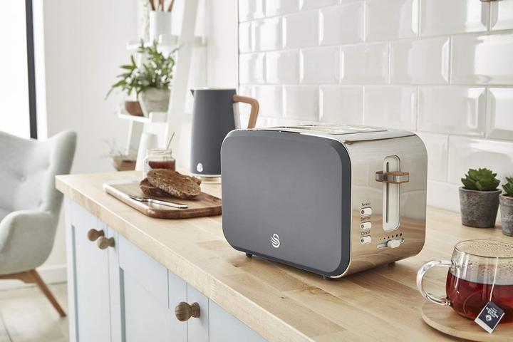 Actual product image Swan Nordic breakfast set, wood look (1.70 l)