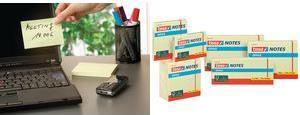 Productafbeelding tesa Office Notes 125x75 geel (75 x 125 mm)