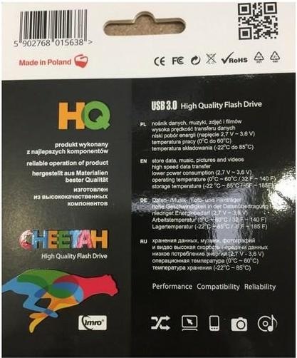 Image du produit IMRO Pendrive 16GB CHEETAH USB3.0 métal (16 Go, USB 3.0)