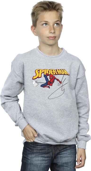 Actual product image Boys Spider-Man With A Book Sweatshirt (128)