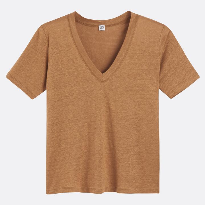 Immagine prodotto La Redoute Collections T-Shirt mit V-Ausschnitt (S)