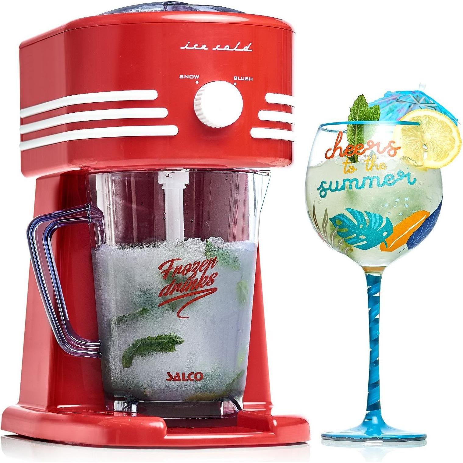 Salco Fabbricatore di ghiaccio per granite, Macchine per il gelato + fabbricatori di ghiaccio, Rosso