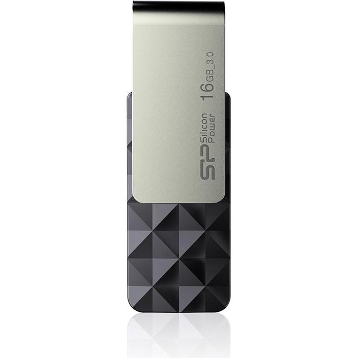 Thumbnail - Silicon Power Blaze B30 (16 GB, USB-A, USB 3.1), USB Stick, Schwarz
