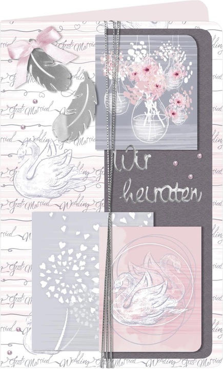Produktbild Ursus Designpapier Bastelblock Hochzeit (18 x)