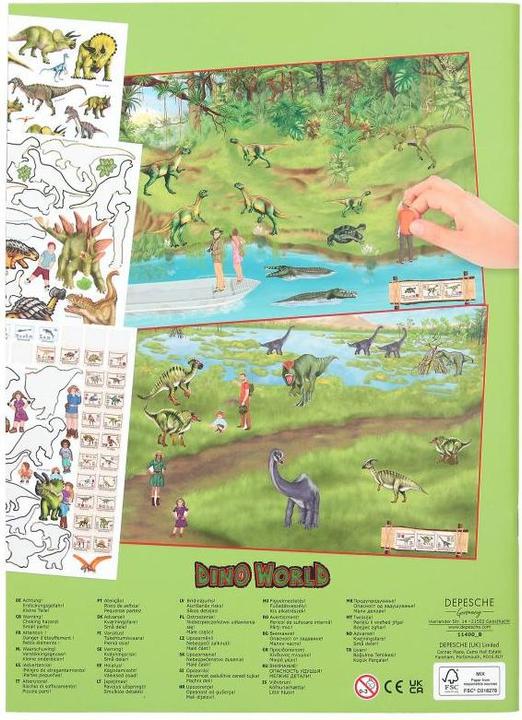 Produktbild Depesche Stickerbuch Create your Dino Zoo 191 Sticker (191 Sticker)
