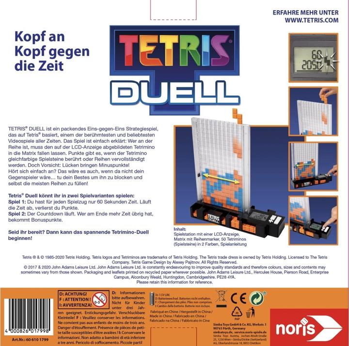 Produktbild Noris Tetris Duell (Deutsch)