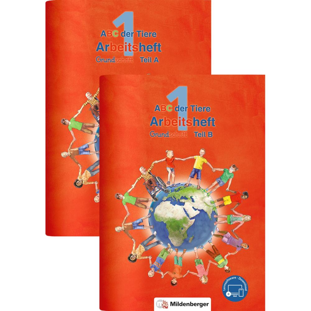 Thumbnail - ABC der Tiere 1 - Arbeitsheft Grundschrift, Teil A und B. Neubearbeitung, Schulbücher von Klaus Kuhn, Heike Treiber