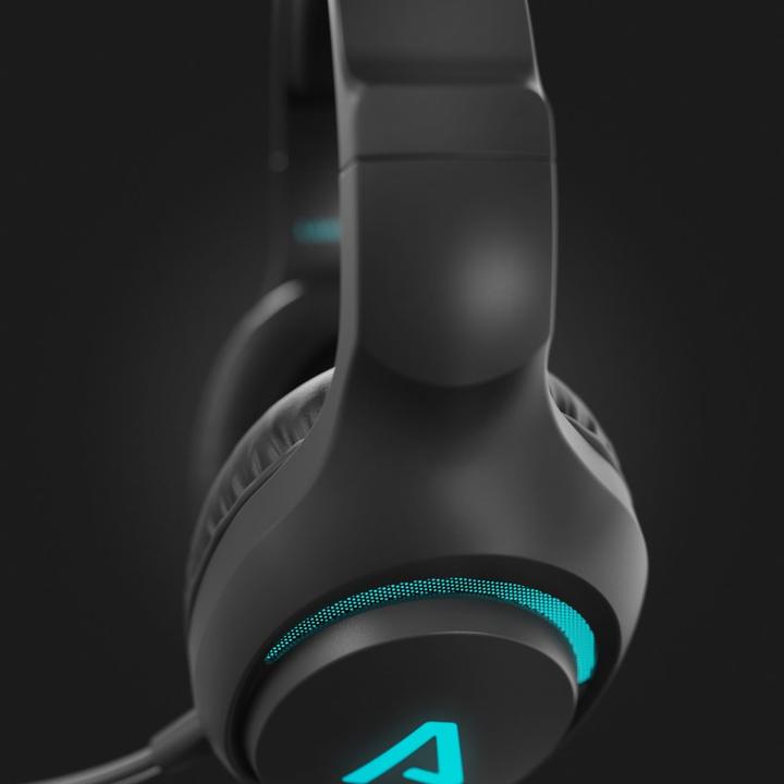 Produktbild Lamax LMXHGU1 headphones/headset Wired Head-band Gaming Black (Kabelgebunden)