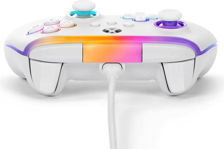 Produktbild PowerA XB Controller Advantage wired Lumectra white (PC, Xbox One S, Xbox Series X, Xbox Series S)