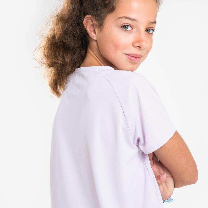 Image du produit Kiprun T-shirt de Running respirant Fille - dry+ 500 lilas pastel (146)